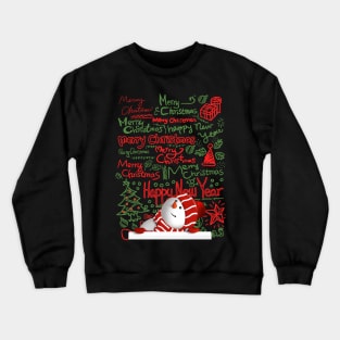 Christmas snowman Crewneck Sweatshirt